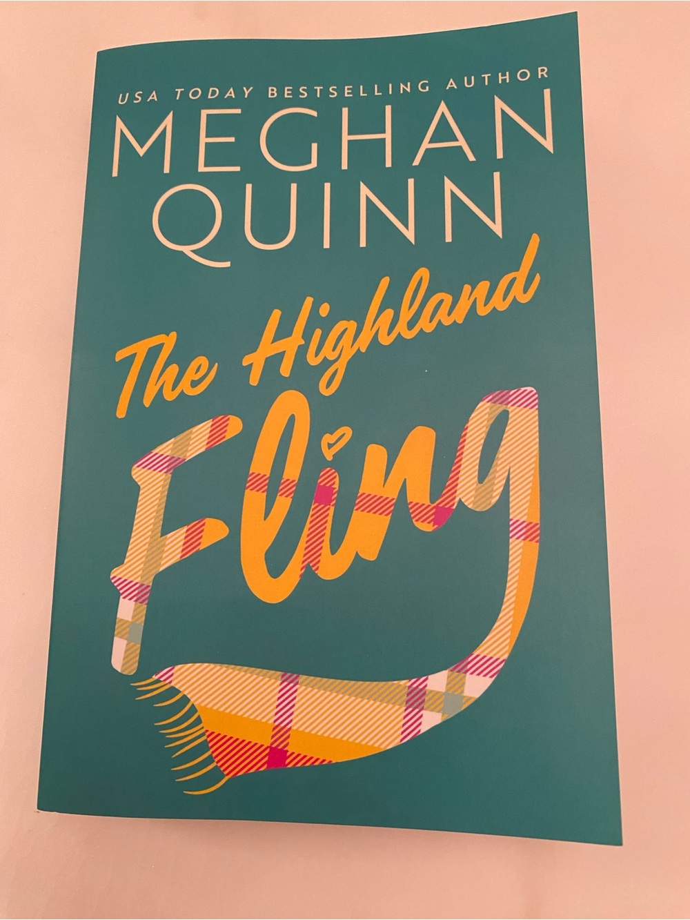 Target Teal Paperback "The Highland Fling" by Meghan Quinn